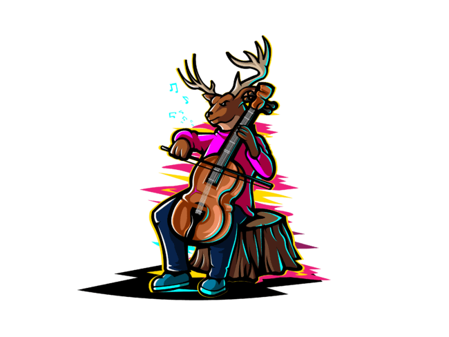 Deer-with-cello-3