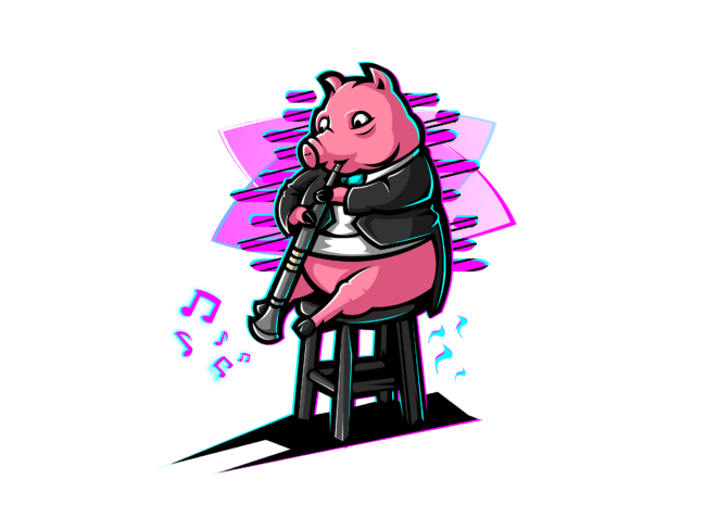 Pig-with-Clarinet-3