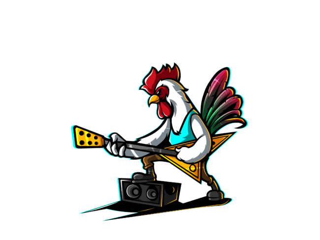 Rooster-with-bass-guitar-3